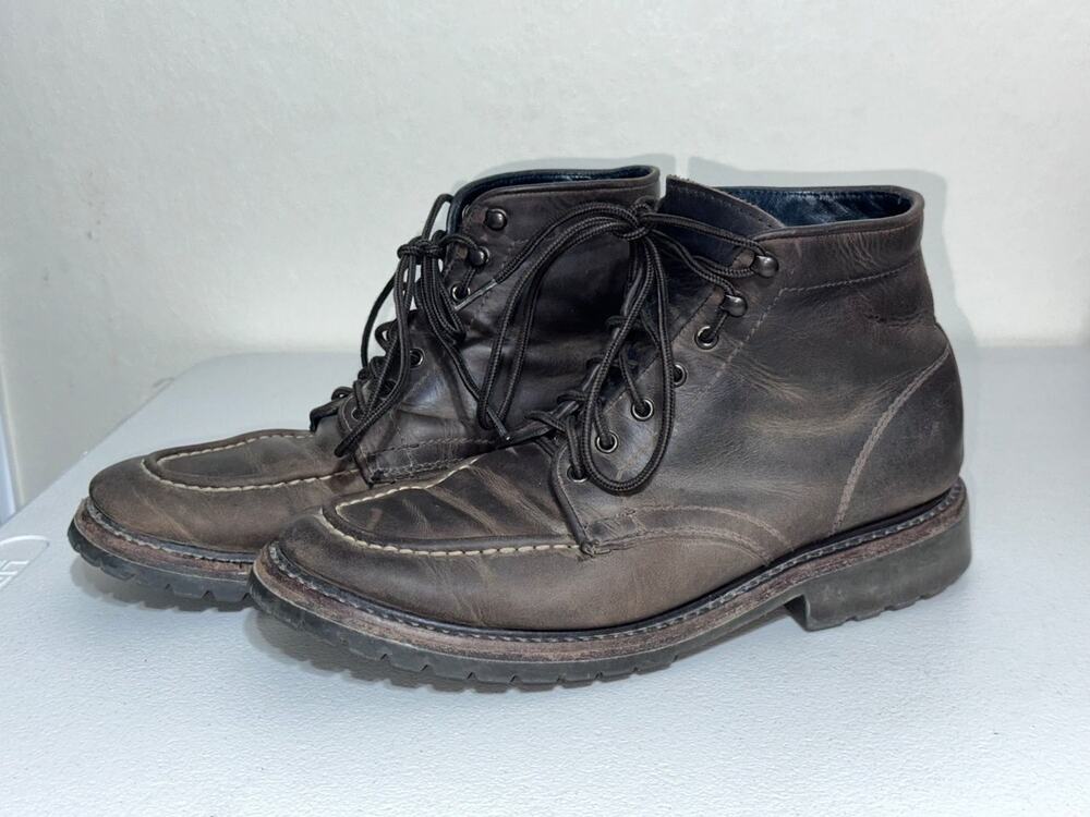 Thursday Boot Co. Diplomat Mens moc toe ankle boots US 11 Brown leather